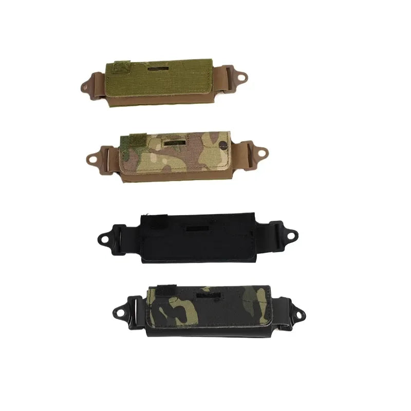 Tactical Helmet Accessory Bag for Weight Distribution Battery Storage and Gear Organization Compatible with FAST BJ PJ MH
