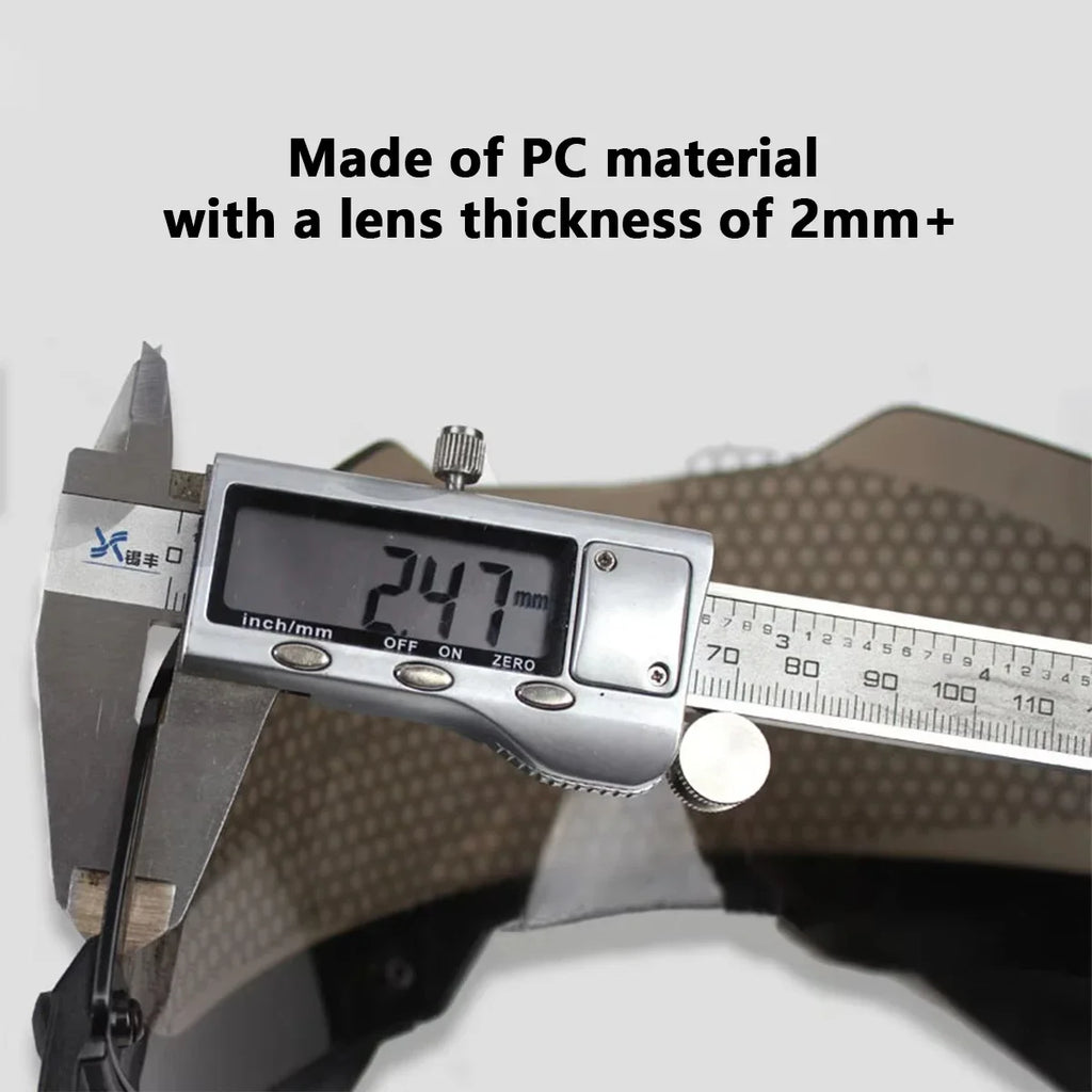 Adjustable Tactical Helmet Guide OP Goggles Detachable FAST MICH Helmet Anti Fog and Anti Riot OP CS Protective Goggles