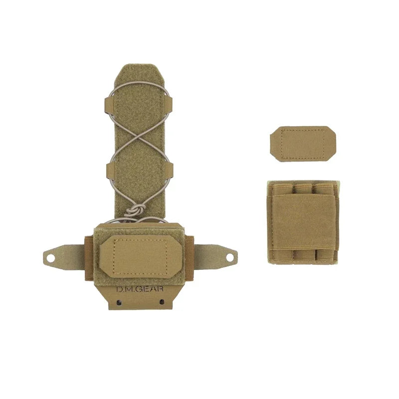 Tactical Helmet Battery Pouch Night Vision Helmet Battery Bag Gear Aisorft Helmet Counterweight Storage Pouch Accessories