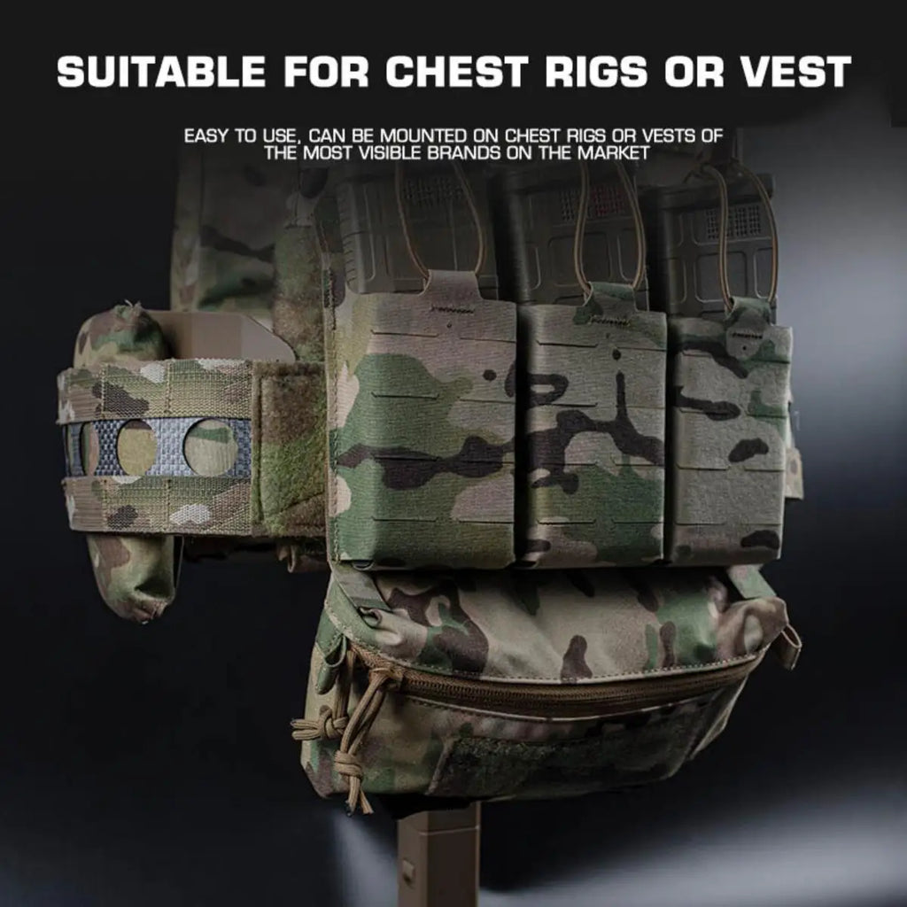 Universal FC Sub Drop Bag Hook-Loop Mags IFAK Kit Accessories Drop Pouch Compatible With V5 PC Vest and other Chest rig Vest