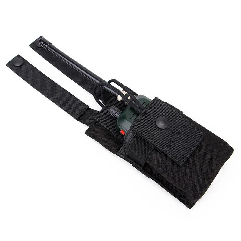 Molle System Walkie-talkie Bag Multifunctional Camouflage Accessory Bag Outdoor Sports Wireless Calling Machine Bag Pocket