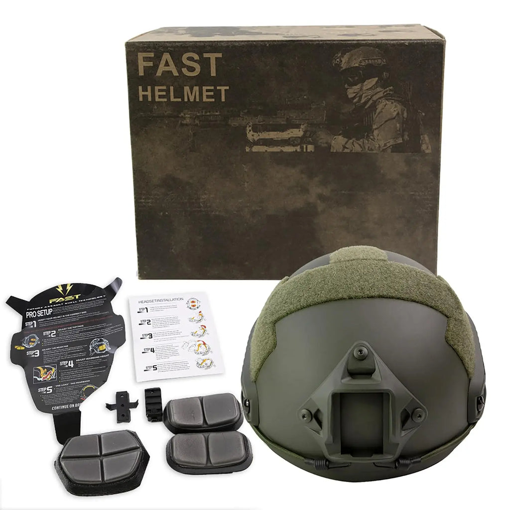 BOOIU Airsoft Tactical Helmet MH/PJ/BJ Fast Helmet ABS Outdoor Tactical Paintball Helmet Shooting Game CS Self Defense Equipment