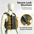 MOLLE Quick Attach 8-Round 12GA Airsoft Shotgun Shell Holder, Tactical Ammo Pouch with Removable Bottom, Heavy Duty ABS Shell Carrier for Vest Belt Gear Organization