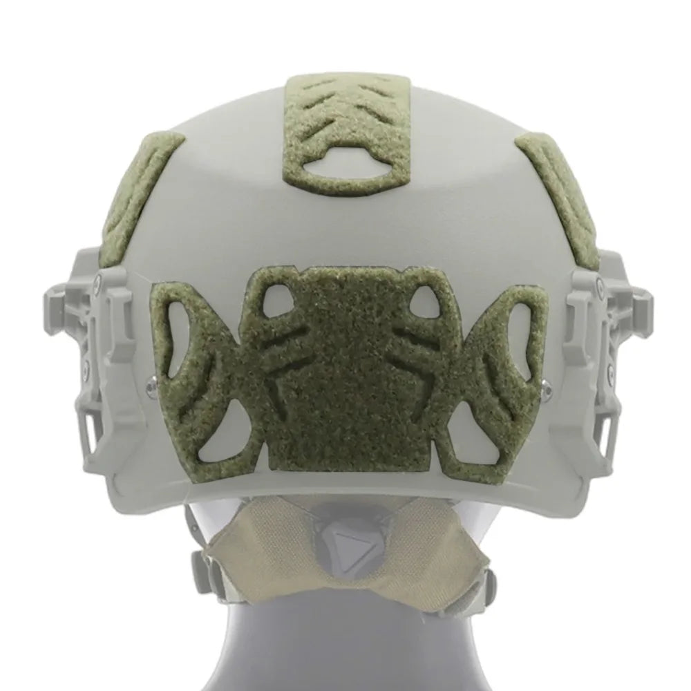 VULPO 6Pcs/Set Tactical WENDY Helmet Magic Sticker Helmet Patches Hook Loop Fastener Sticky Helmet Accessories