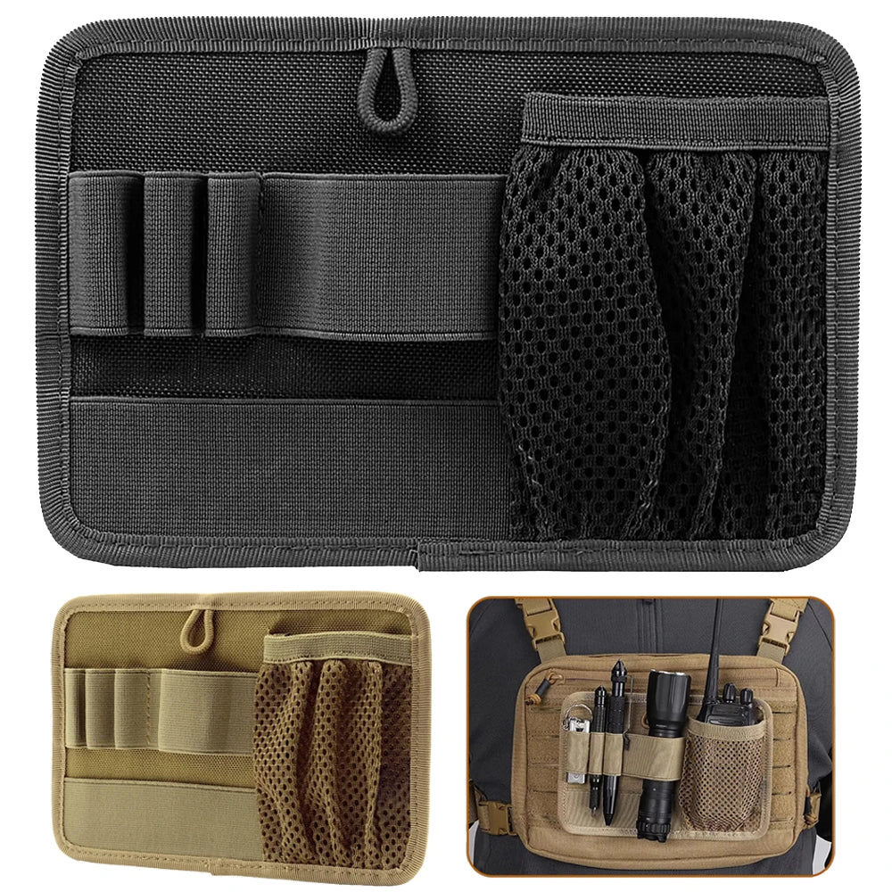 Hook Loop Panel Bags Tactical Modular Hunting Accessories Equipment Inner Separation Holder Utility EDC Tool Organizer Board
