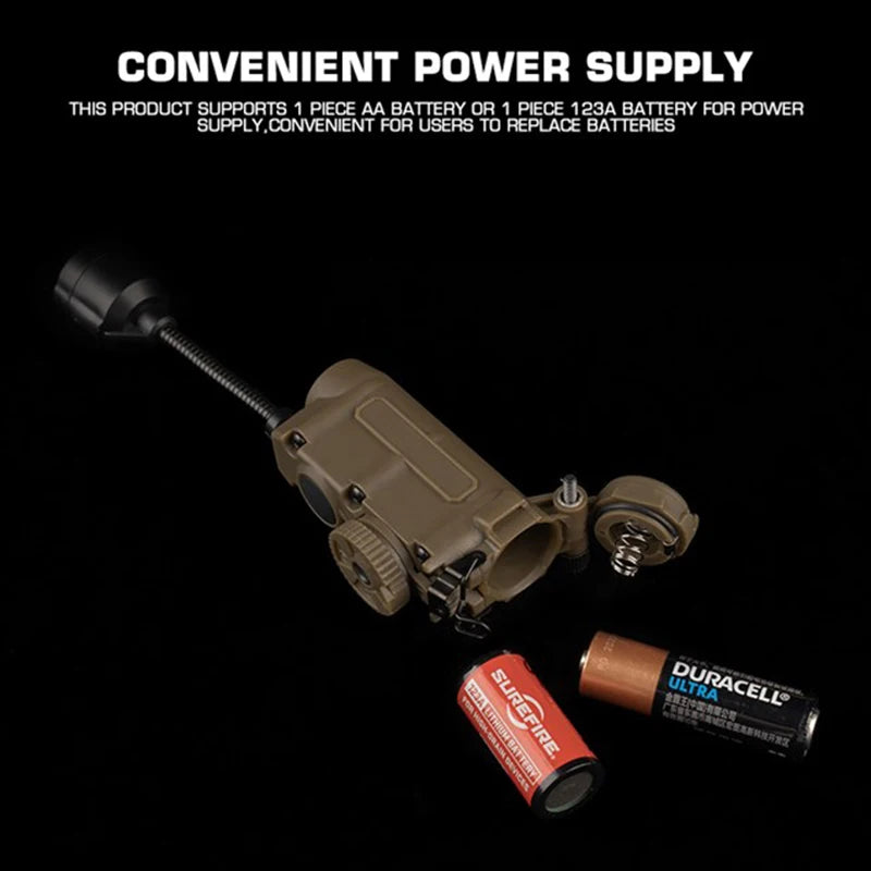Tactical Infrared Strobe Light Head Identification FAST Helmet Track Sidewinder Multi-Purpose Helmet Lighting System