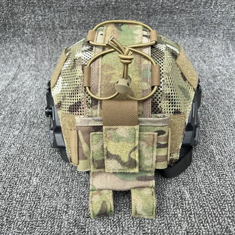 Airsoft Helmet Battery Pouch Tactical PVS-31 Night Vision Helmet Battery Bag Gear Hunting Multicam 500D Counterweight Bag