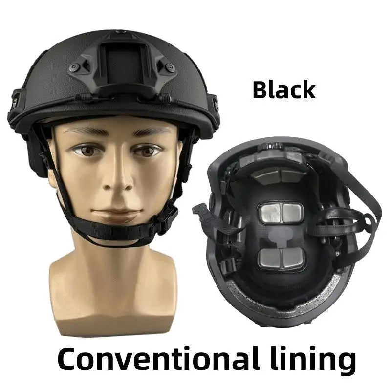 Tactical Helmet MICH FAST 2000B Helmet ACH High Cut Wendy's Suspension Pad Helmet Impact Resistant Fragments Safety Helmet