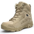 Men's Boots High-top Desert Combat Boot Outdoor Work Safety Boots  for Men Non-slip Hiking Shoes Wild Training Boot Botas Hombre