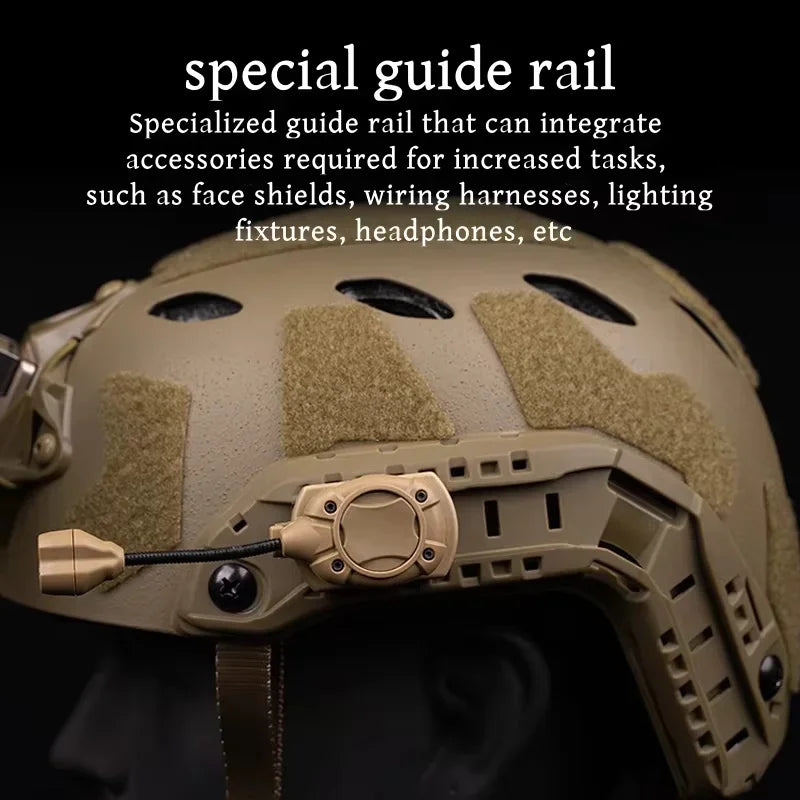 Hunting FAST high cut version rail upgrade accessories compatible with HL-31/32 Hunting helmet rail Helmet accessories