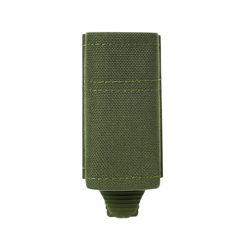 1000D Nylon Single 9mm Magazine Pouch MOLLE-Compatible Elastic Retention  for Shooting Hunting Airsoft