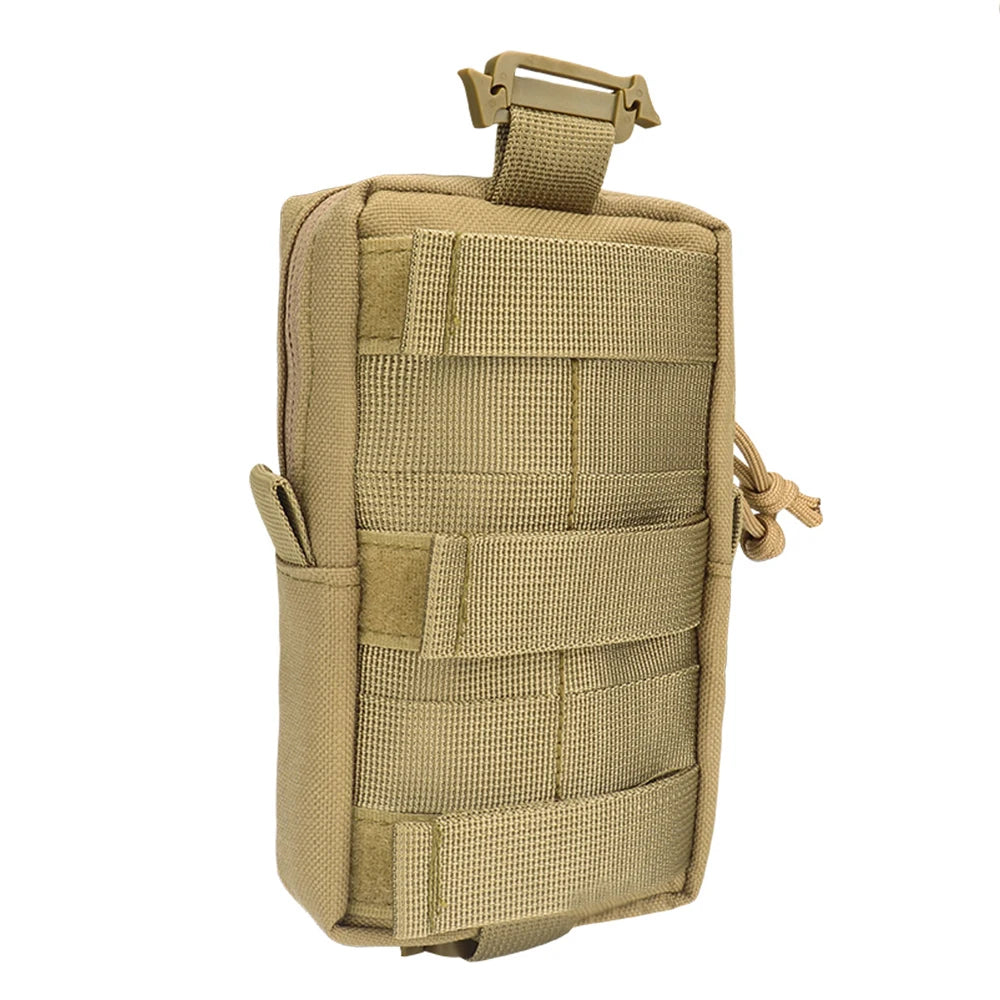 Tactical MOLLE Shoulder Strap Pouch Backpack Accessory Phone Pouch Outdoor Accessory Pouch