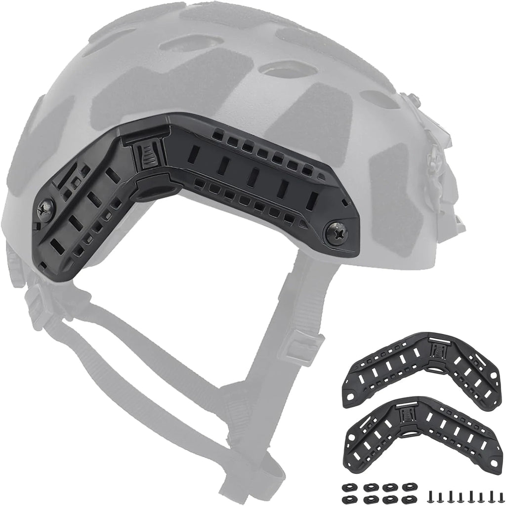 New FAST Helmet ARC Side Guide Rails Set – Tactical Combat Rail Mount for Hunting Paintball Airsoft CS Helmet Accessories