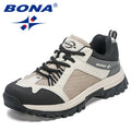 BONA New Designers Wear Resistance and Skid Resistance Hiking Shoes Trekking Sneakers Men Shoes Man Trekking Walking Joggi