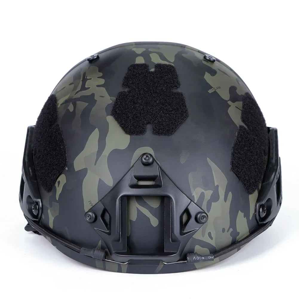 Upgrade Half-covered Tactical Fast Helmet Paintball Wargame Gear Helmet Utility Safety Head Protect Outdoor Hunting Gear