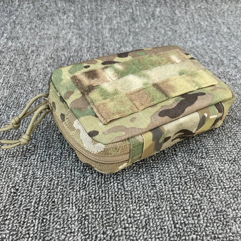 Tactical Map Pouch Airsoft Multicam 500D EDC Molle Admin Bag Combat Gear Outdoor Hunting Tool Storage Bag