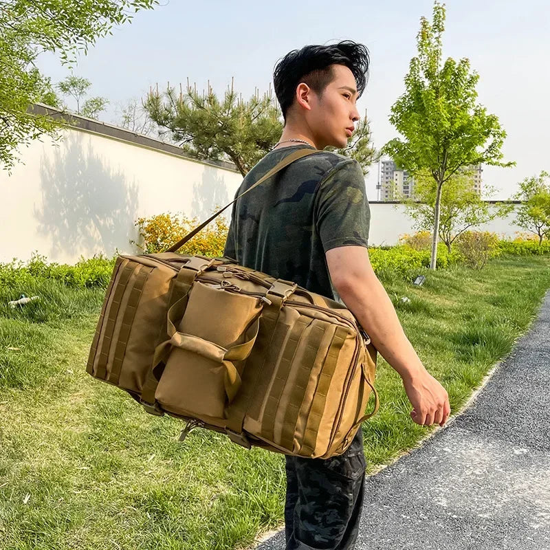60L Tactical Large Capacity Backpack Hunting Gear Training Sports Fitness Travelling Handbag Shoulder Bag