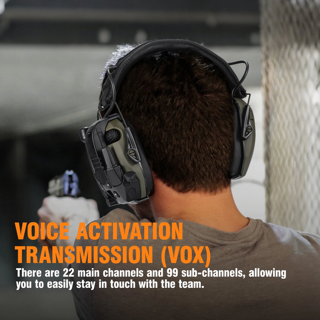 Military Tactical Headphones High-Sensitivity Noise Reduction Clear Call Communication Waterproof for Outdoor Walker Razor