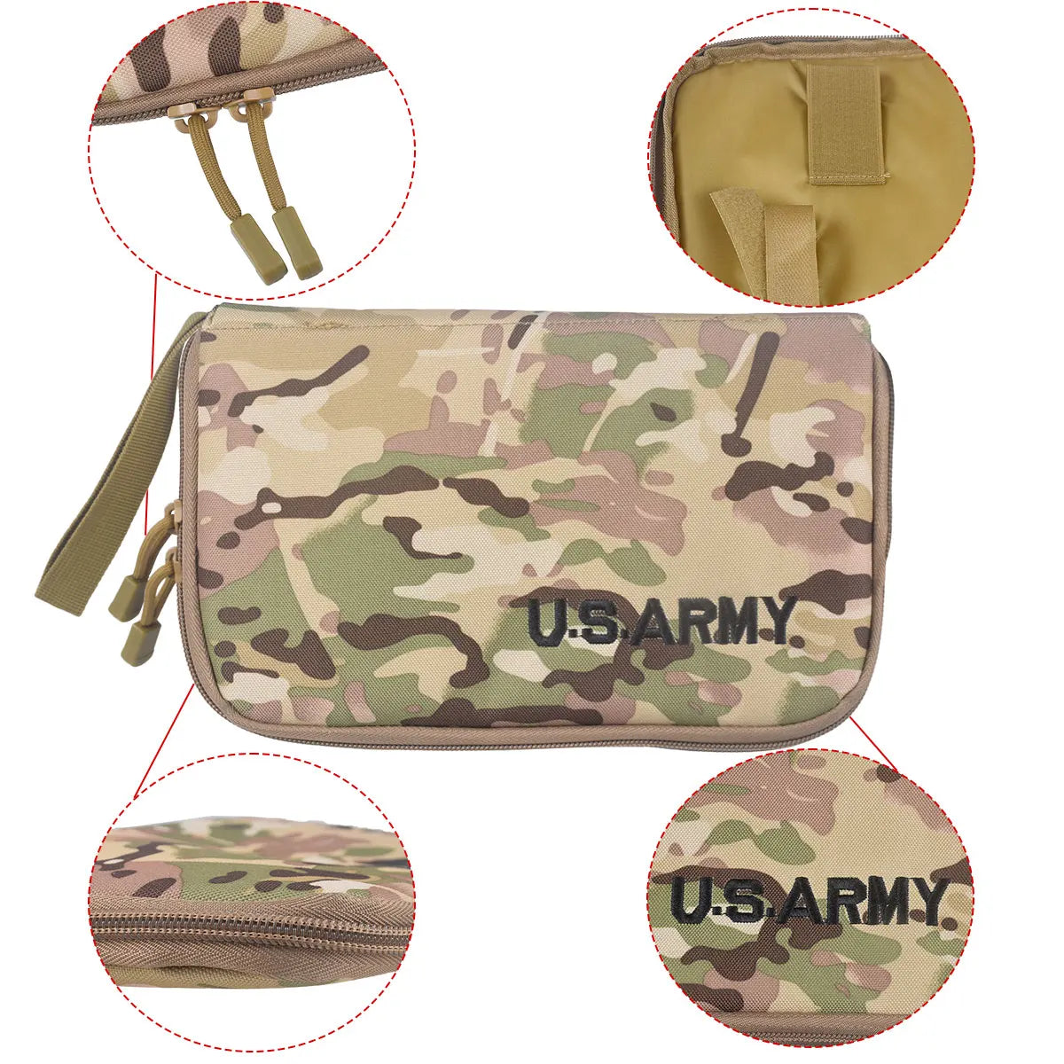 Tactical Concealed Carry Pistol Bag Portable Gun Holster For 1911 G17 G19 Handgun Magazine Pouch Hunting Protection Gun Case