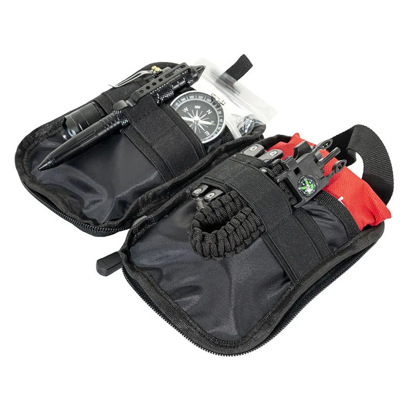 Outdoor EDC Pocket Tools Bag Molle First Aid Kit Sport EMT Pouch Utility Small Waist Pack Hiking Camping Hunting Accessories