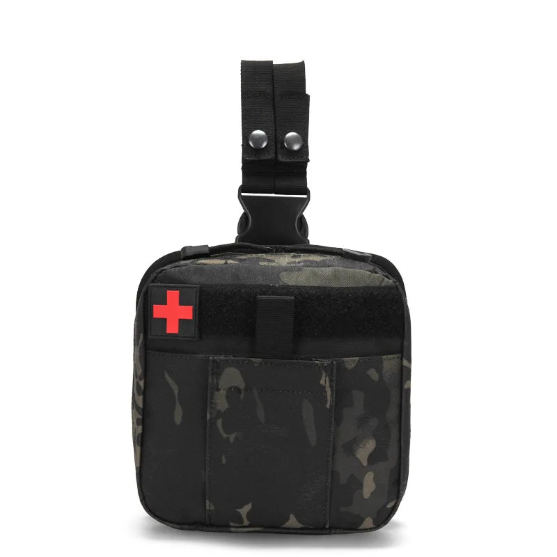 Drop Leg Pouch Medical Kit Bag First Aid Kits Molle Thigh Pack for Workplace Outdoors Camping Hiking EDC Tool Bag