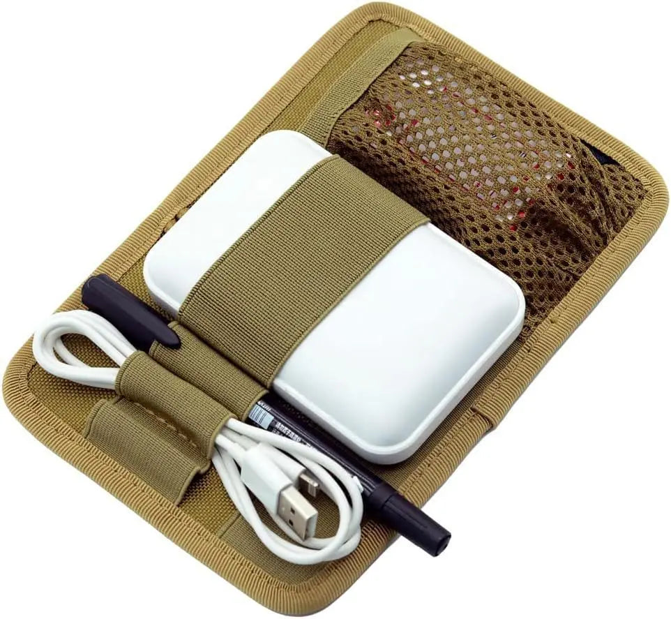 Modular Hook Loop Panel EDC Organizer Utility EDC Tool Organizer Board Hunting Accessories Equipment Inner Separation Pouch