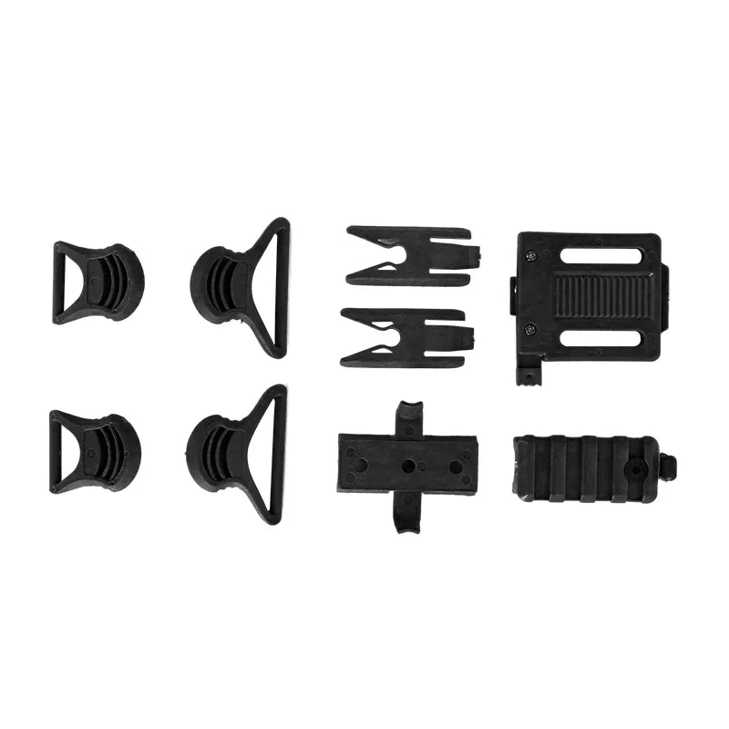 HOT Fast Helmet Goggle Swivel Clips Set for Helmet Side Rails Wargame Paintball Airsoft Tactical Combat Mount Helmet Accessory