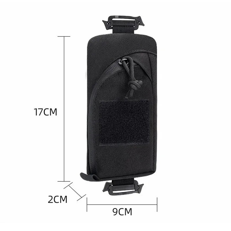 Tactical Molle Bag Backpack Shoulder Strap Accessory Pouch, Multifunctional EDC Tool Pockets Small Compact Pouchs