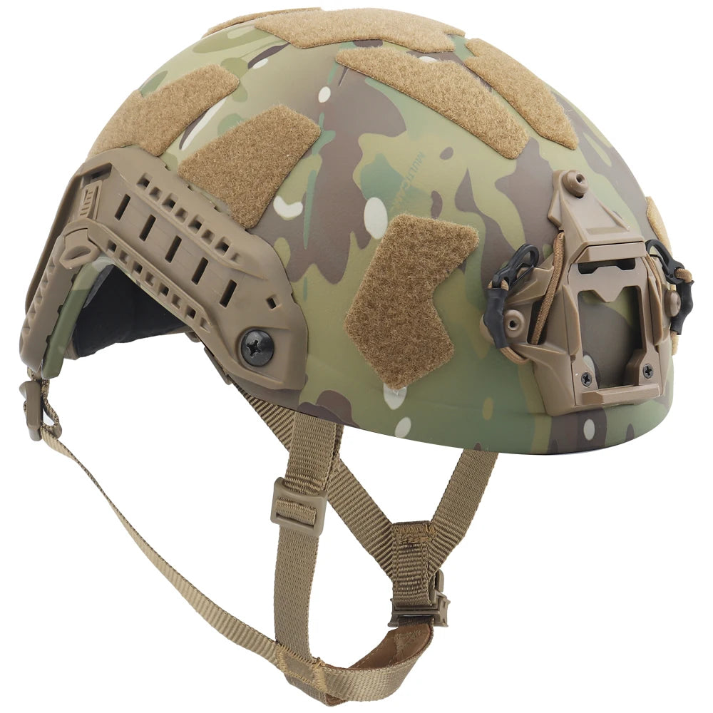 Tactical CS Game Ballistic Helmet, FAST High Cut Helmet, Airsoft Paintball Shooting Training Safety Protection Helmets Thicken