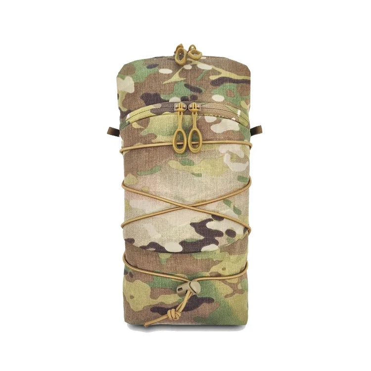 Multicam GP Pouch Tactical Molle Vertical 12X5 Storage Bag Airsoft Hunting Vest Plate Carrier Back Panel Pouch Equipment