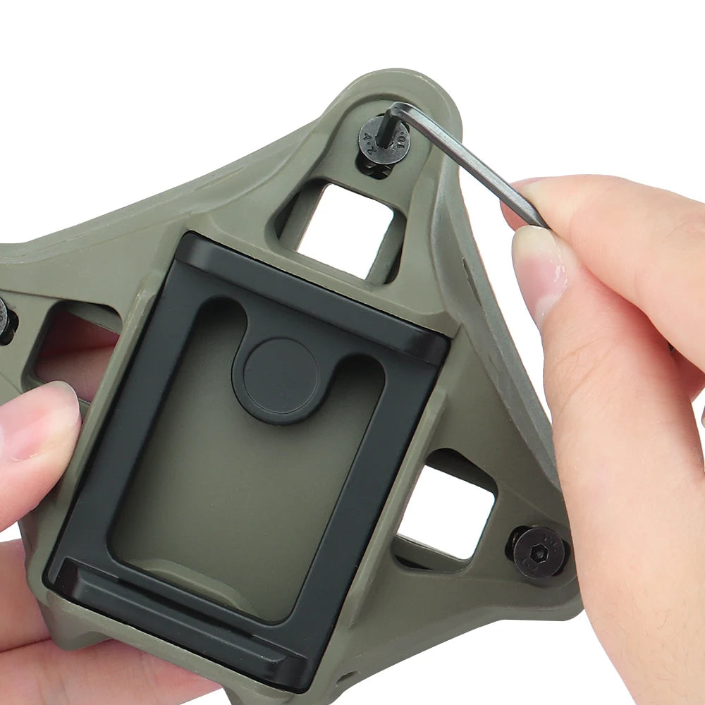 Tactical MK NVG Shroud Helmet Mount Universal Alloy Modular Helmet Shroud for Various Helmets