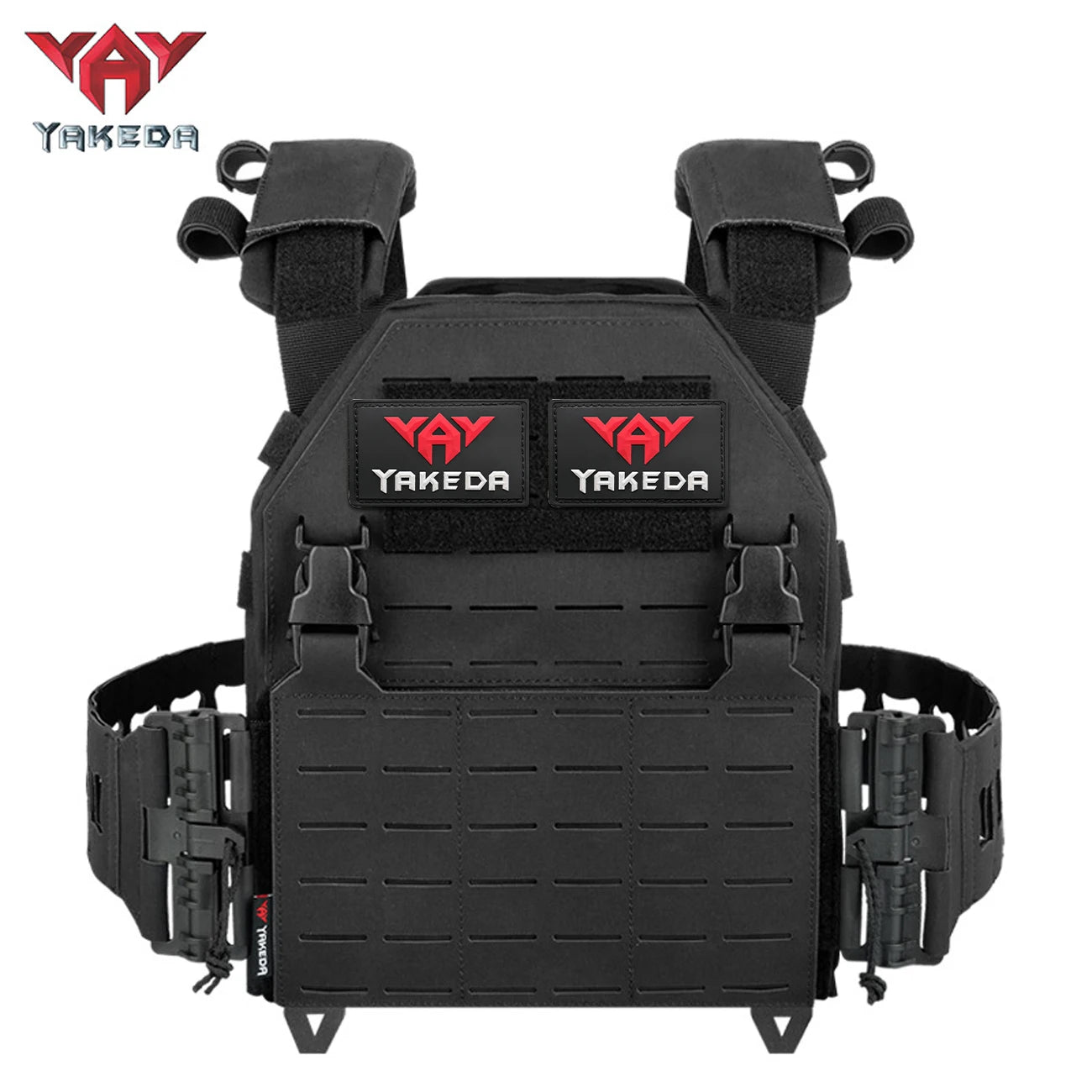 YAKEDA waist strap quick release buckle multifunctional hunting vest replaceable equipment bag shoulder strap adjustable