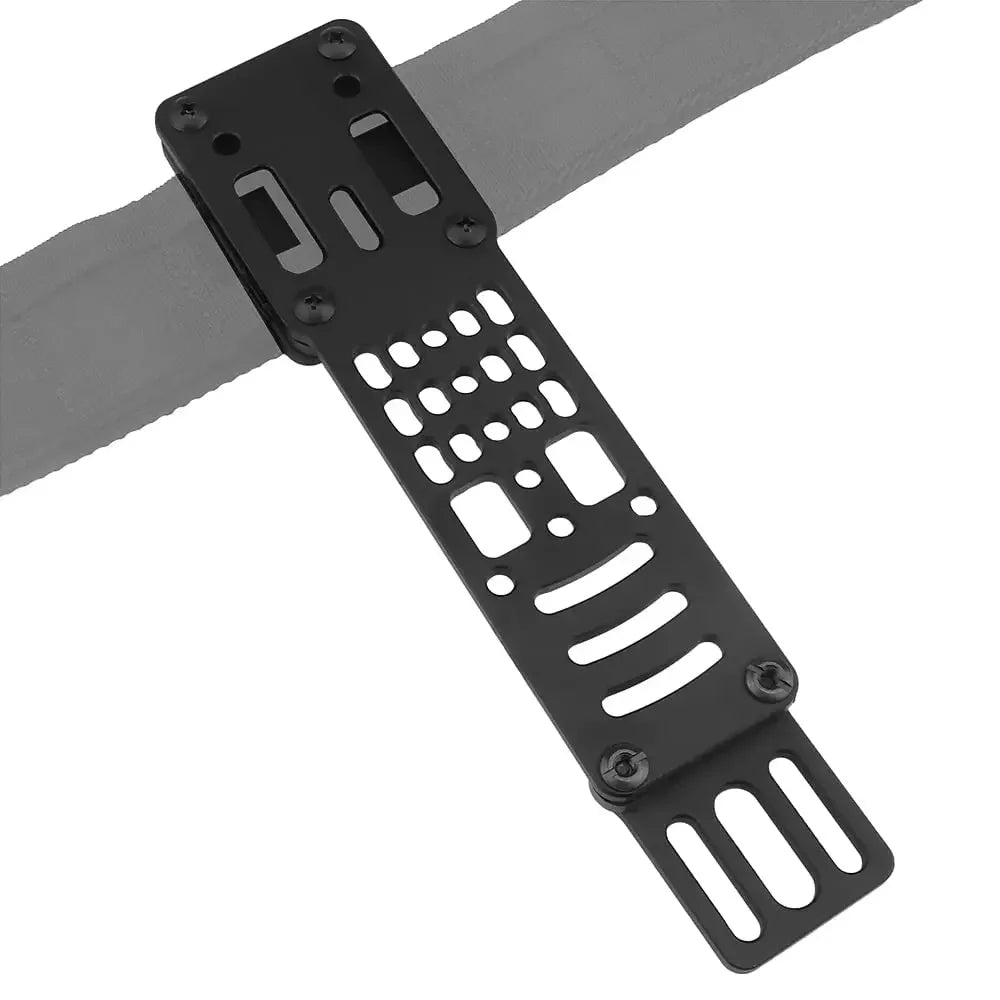 Tactical Metal Modular Pistol Holster Adapter Holster Drop Leg Band Hunting Airsoft Quick Pull Draw For QLS Platform