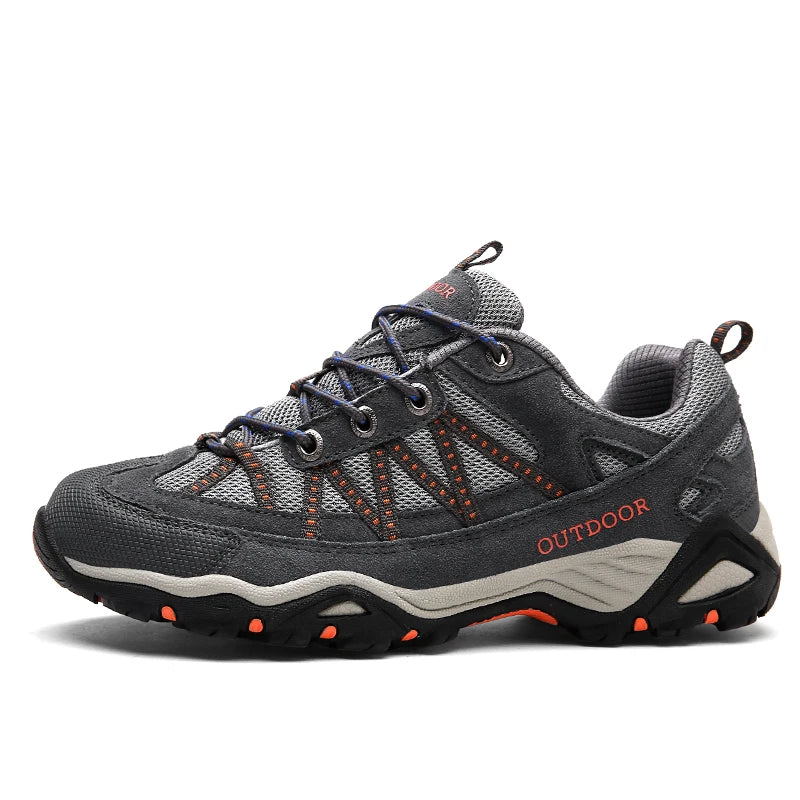 EOCENE Couple Outdoor Adventure Breathable Mesh Anti-Slip Durable Grip for Hiking Trail Running Shock-Absorbing  Casual Shoes