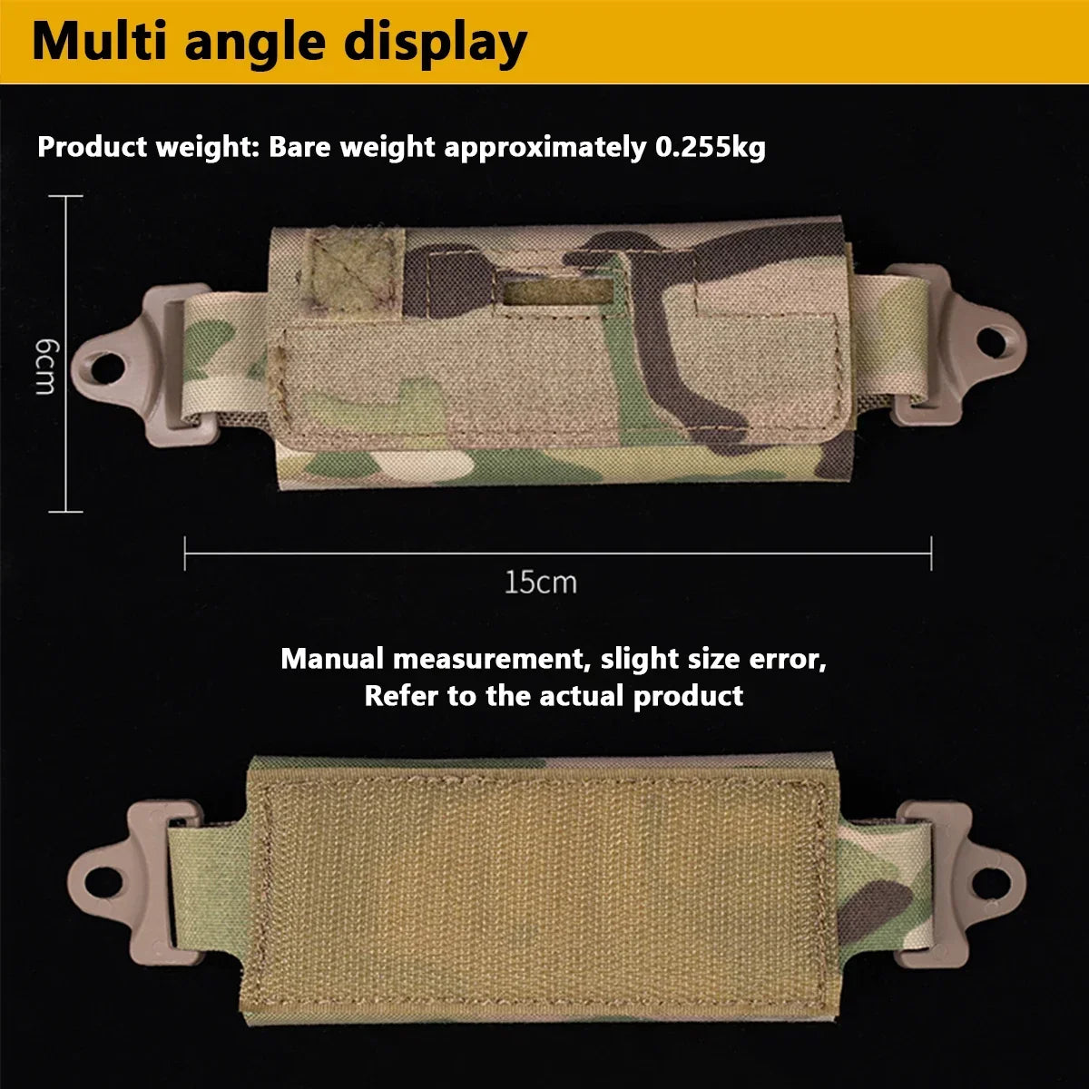 Helmet Counterbalance Weight Pouch Counterweight Package  for OPS BJ PJ MH Helmets Accessories