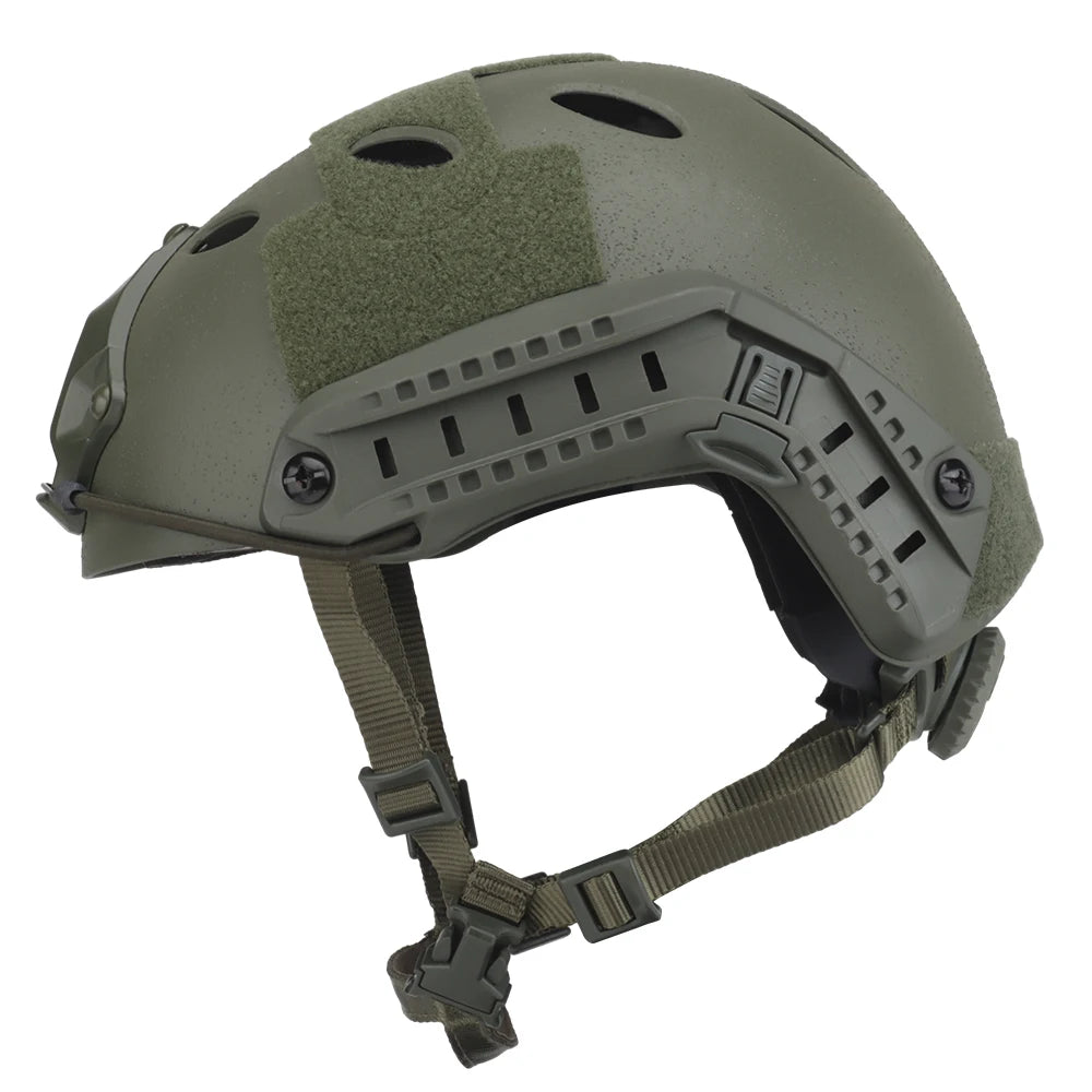 Tactical Fast PJ Helmet Paintball Airsoft Shooting Training Outdoor Hunting Sports Protective Helmets M/L Sandblasted Version