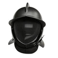 Tactical Fencing Helmet with Steel Wire Mesh Visor Adjustable Neck Protection for Medieval Combat Training SCA Reenactment