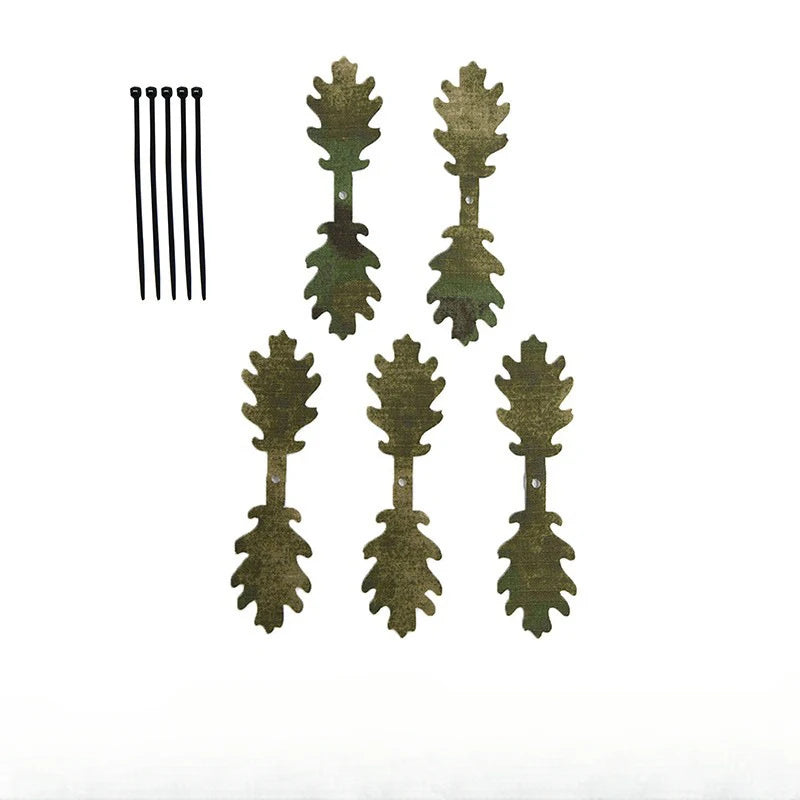 20PCS/set Tactical Hunting CS Wargame Helmet Cover Strips Helmet DisappearDis