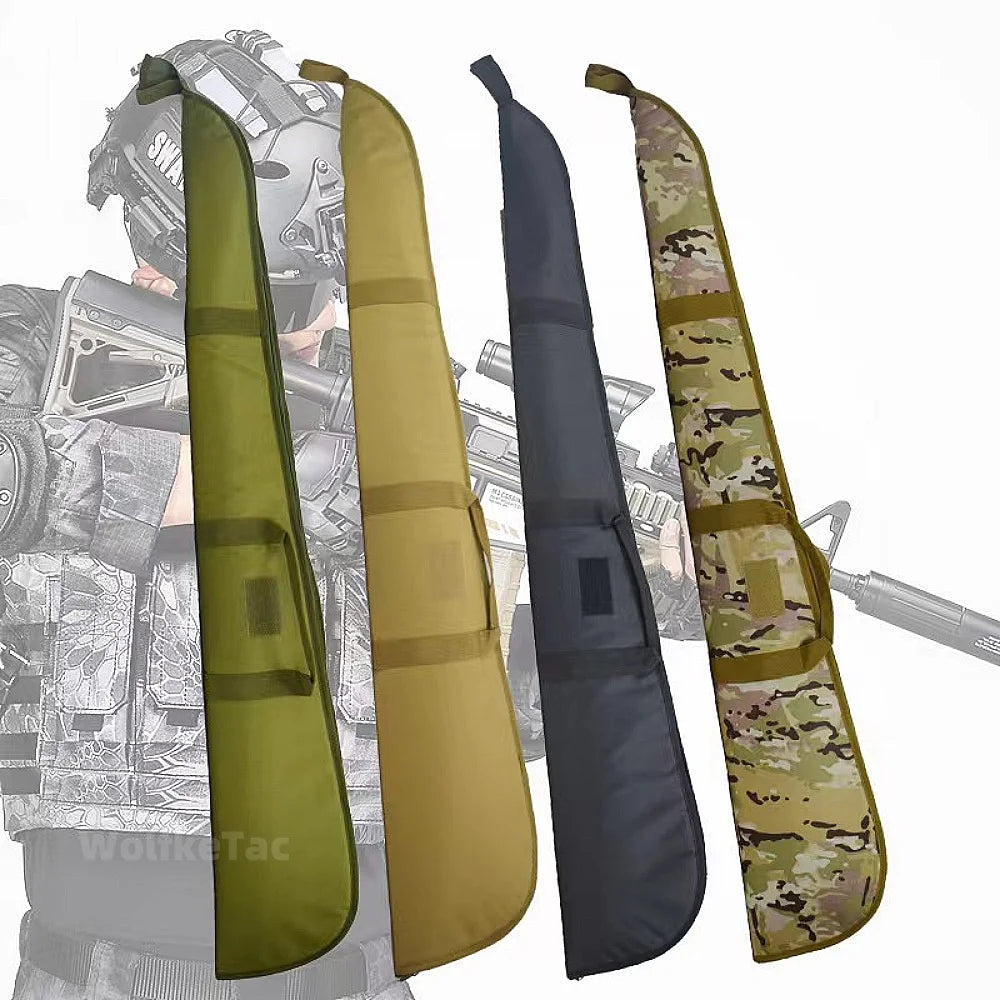 128CM pointed mouth backpack, multifunctional single shoulder shockproof fishing bag, outdoor sports sponge diagonal cross bag