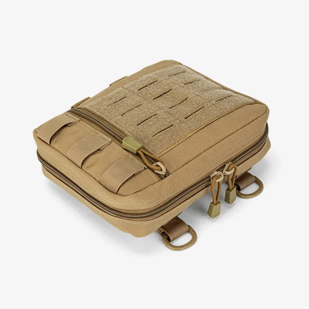 Tactical Molle Admin Pouch Multi-Purpose Pouch Modular EMT EDCOrganizer Tool Pouch Bag Utility Zippered Waist Pack Medical bag