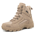 Men’s Tactical Combat Boots Desert Lace-up Outdoor Non-slip Work Shoes Military Ankle Boots Thick Sole Big Size 39-47