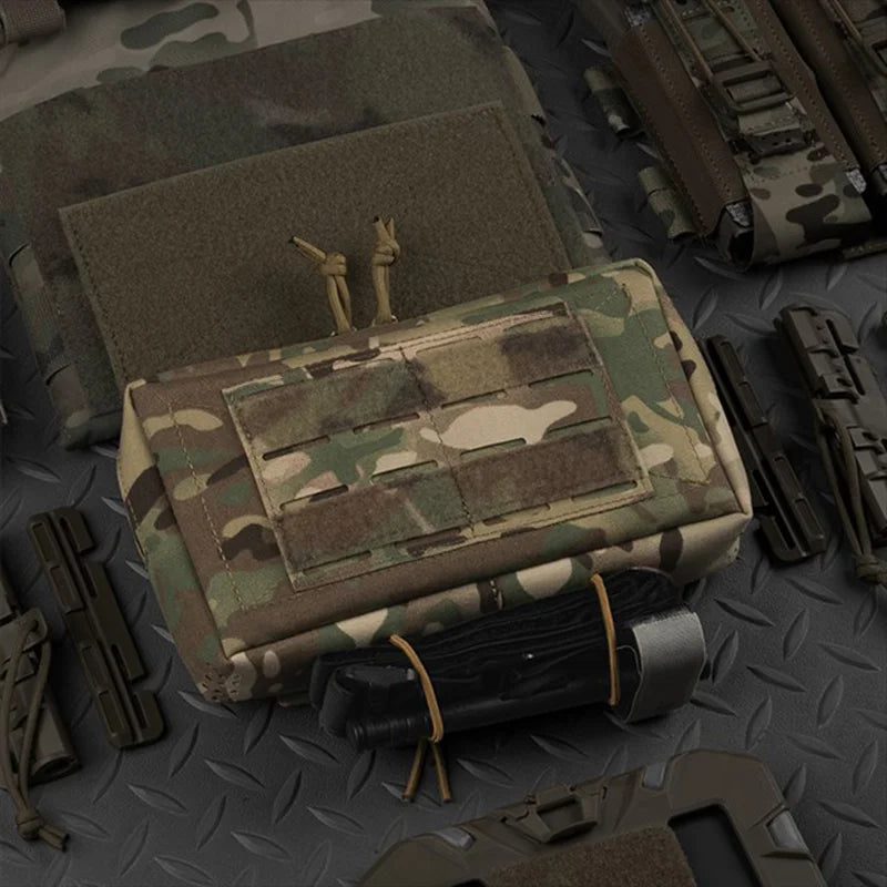 Multifunctional GP Pouch MOLLE Travel Bag Elastic Mounting System for Outdoor Adventure Gear Storage