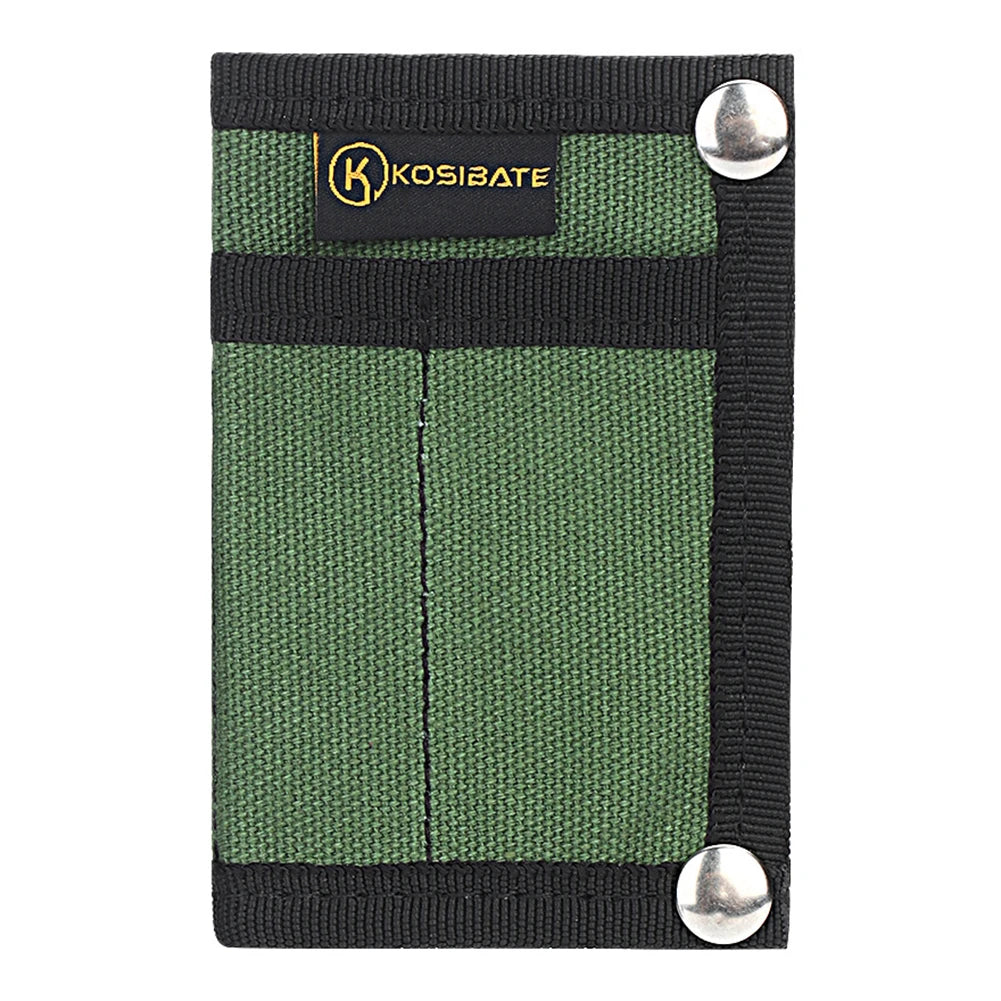 Foldable Small Tool Storage EDC Pouch Lightweight Wear Resistant Organizer for Camping Hiking Sports Portable Credit Card Wallet