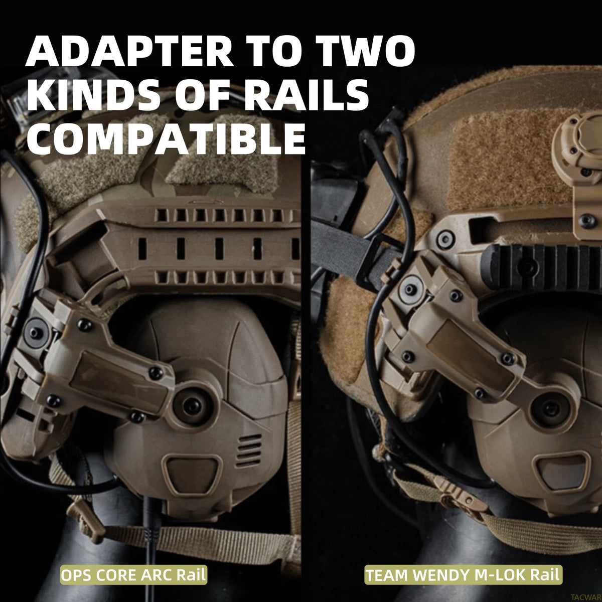 TH6B Wireless Tactical Headset with Noise Reduction Noise Reduction, Rechargeable Shooting Airsoft Earmuff Headphone