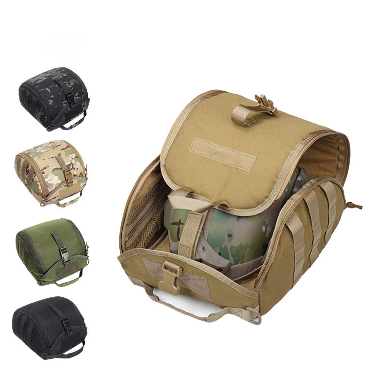 Tactical Helmet Bag Airsoft Anti-virus Carrier Mask Bag Outdoor Storage Molle Bag For Fast MICH Wendy Helmet