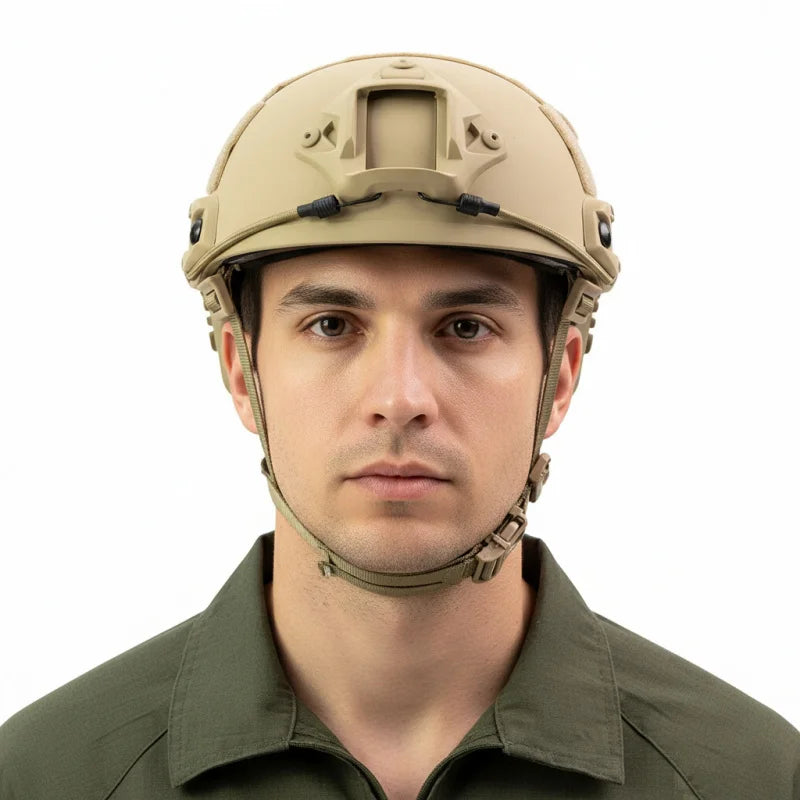 FAST Tactical Helmet ABS Explosion-proof Adjustable Knob Suspension Outdoor Sports Military Fan CS Field Gear
