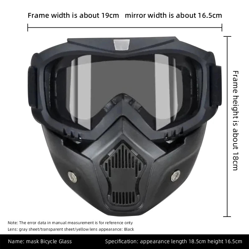 FAST PJ Helmet with Detachable Windproof Face Mask Airsoft Protective Helmet Outdoor Cycling Training Helmet