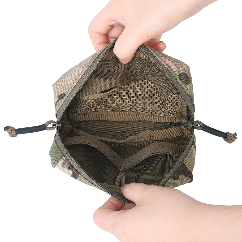 KRYDEX Tactical MOLLE Pouch 500D Nylon EDC GP Pouch Utility Admin Bag For Vest Backpack Belt Hunting Outdoor Accessories