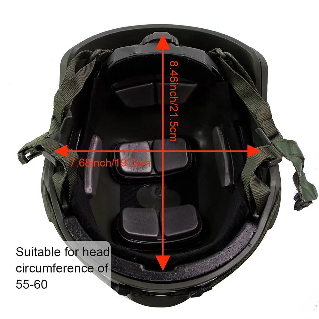 BOOIU FAST Helmet MH PJ BJ Airsoft TacticsHelmets ABS Outdoor CS Paintball Shooting Game Protective Equipment