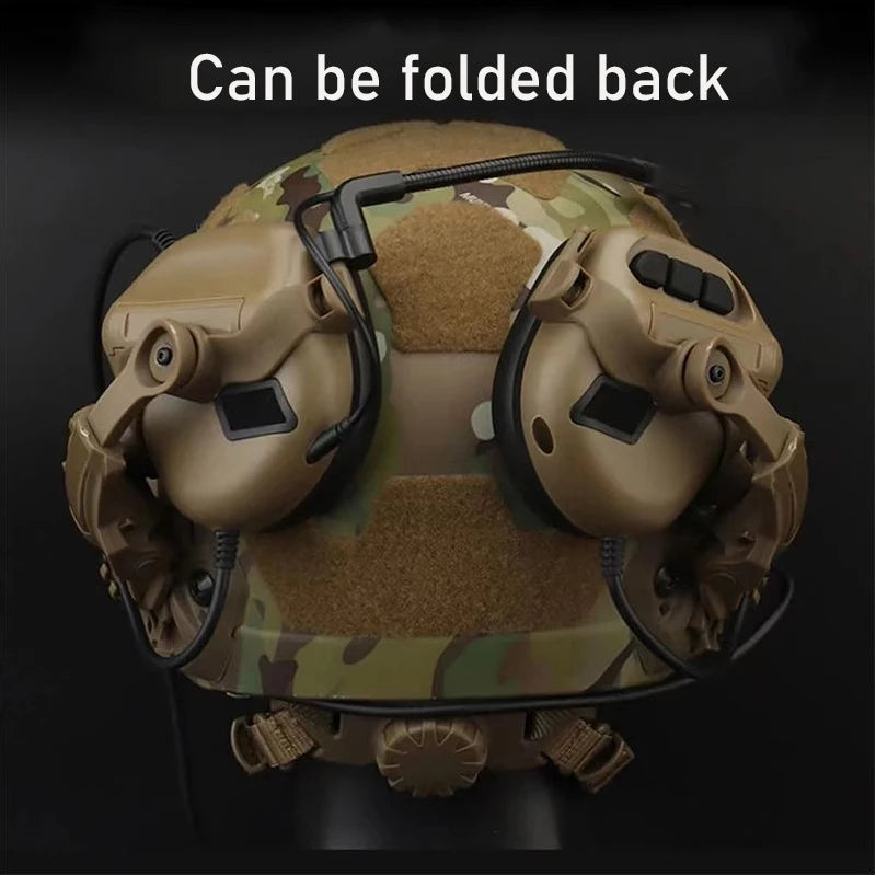 Tactical Headphone Mount EARMOR M32 Rail Mount Bracket Quick Helmet Rail Mount Adapter Suspension Headphone Mount